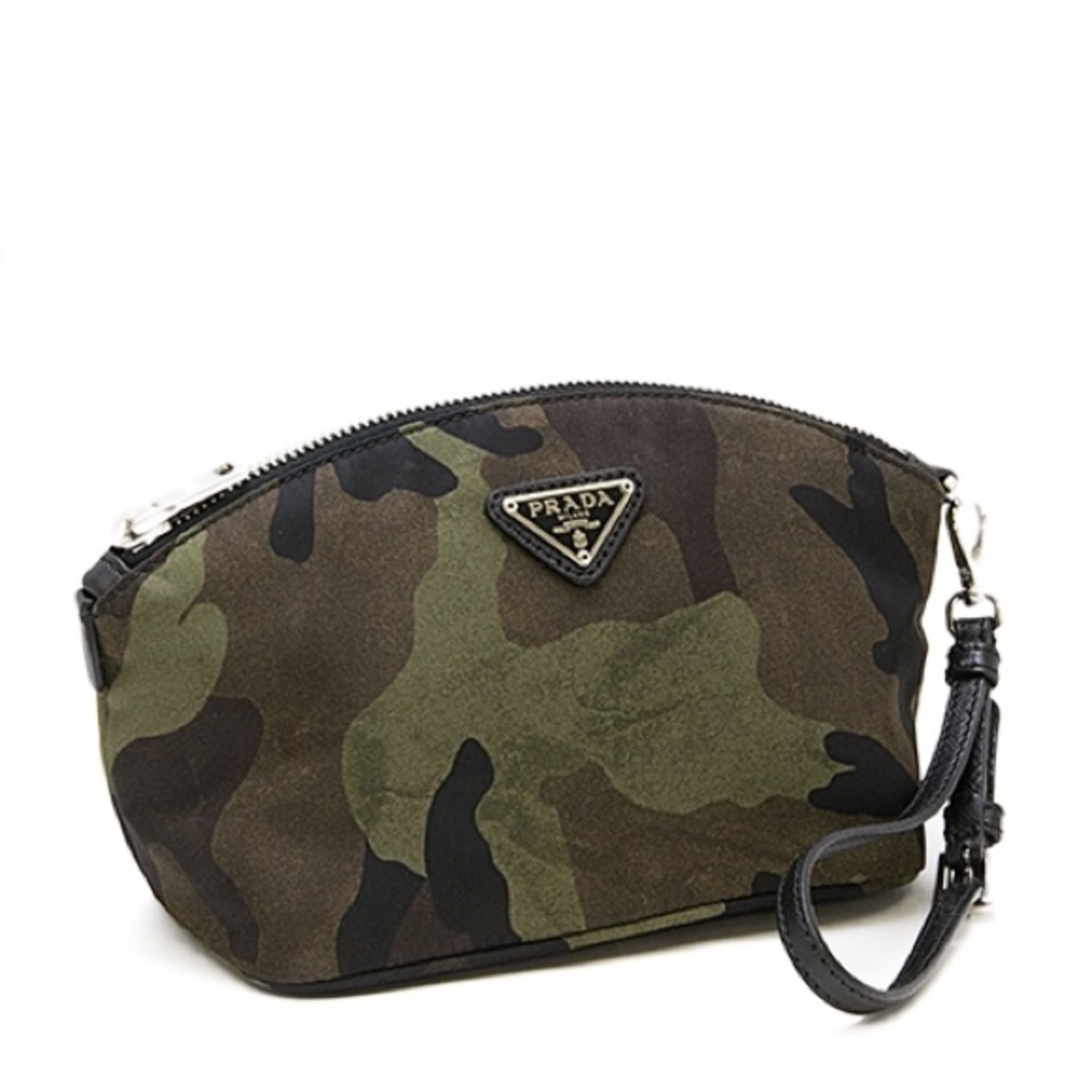 [Prada] Camouflage Cosmetic Travel Pouch NWOT